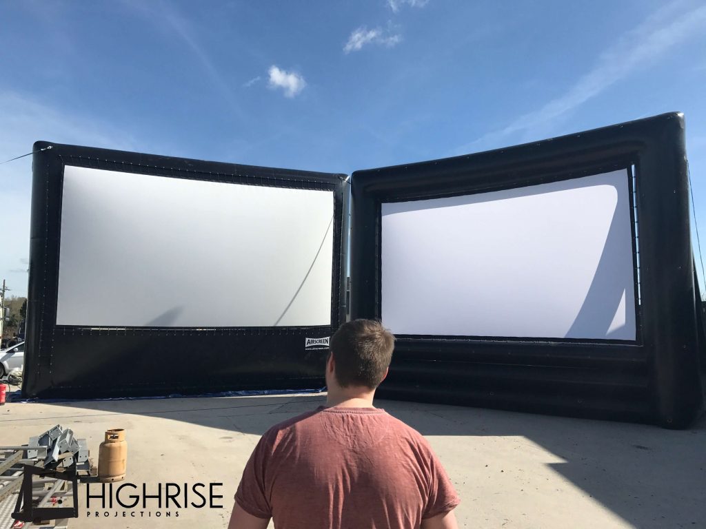 Picture shows 2 Big Screen Hire